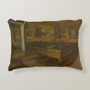 Coussins Décoratifs Edgar Degas - Salle de billard à Menil-Hubert