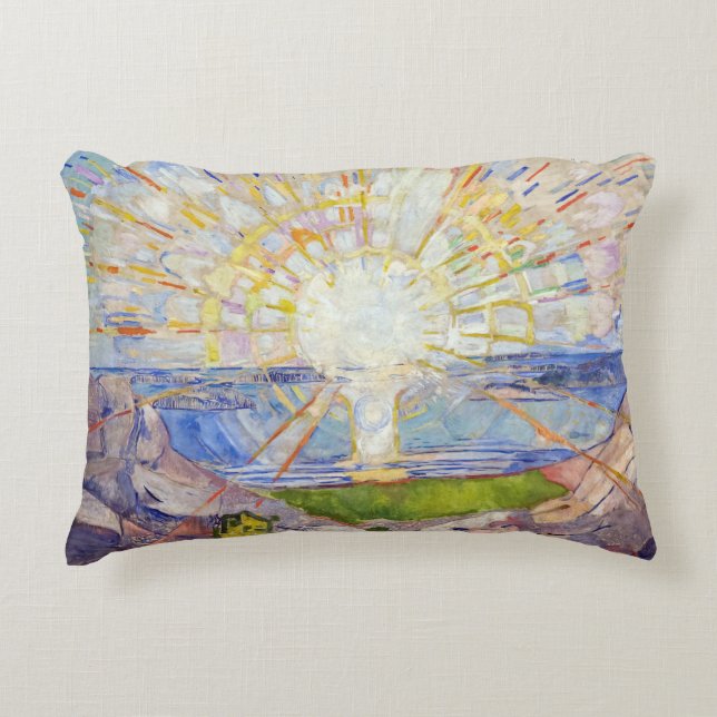 Coussins Décoratifs Edvard Munch - Le Soleil 1911 (Devant)
