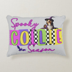 Coussins Décoratifs Éffrayant Collie Halloween