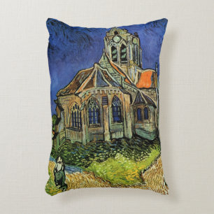 Coussins Décoratifs Église d'Auvers-sur-Oise par Vincent van Gogh