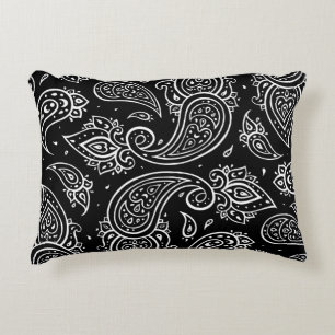 Coussins Décoratifs Elégance de Paisley : motif ethnique sans soudure.