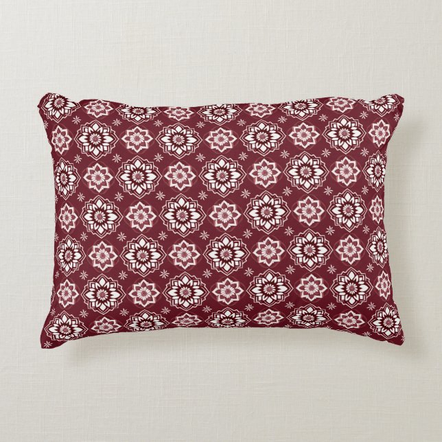 Coussins Décoratifs Élégant Boho Chic Floral Pattern (Devant)