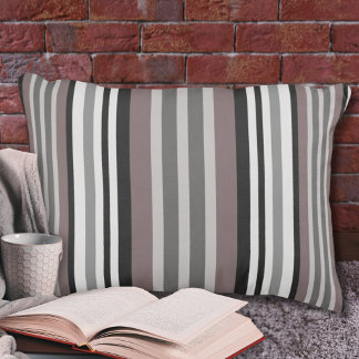Coussins Décoratifs Elégant Tons Terre Brown Savannah Stripes Motif