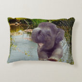 Coussins Décoratifs Éléphant et eau (Dos)