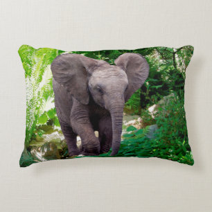 Coussins Décoratifs Eléphant et jungle