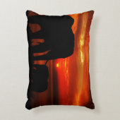 Coussins Décoratifs Elephants at Sunset (Devant(Vertical))