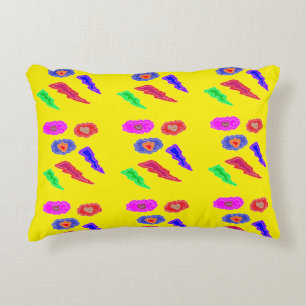 Coussins Décoratifs Enfants couleurs de fête extra fort jaune rose ble