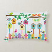 Coussins Décoratifs Enfants Oiseaux Paysages d'oiseaux (Dos)