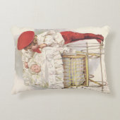 Coussins Décoratifs Enfants victoriens vintage, enfant et bébé dans un (Devant)