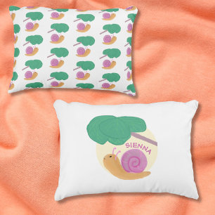 Coussins Décoratifs Escargot Mignon Personnalisé Enfants Pastel Fantai