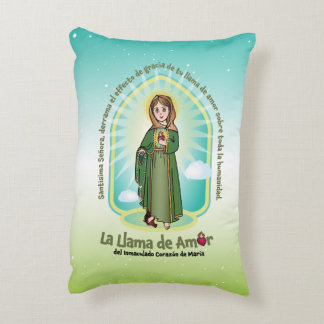 Coussins Décoratifs Espagnol GRN Bg Enfants FOL Marie Icône + Prière d
