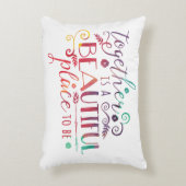 Coussins Décoratifs Est ensemble bel être d'endroit/coussin (Devant(Vertical))