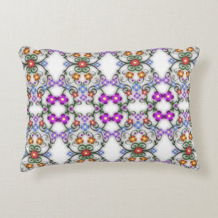 Coussins Décoratifs Étonnant look de dentelle de fleurs rose