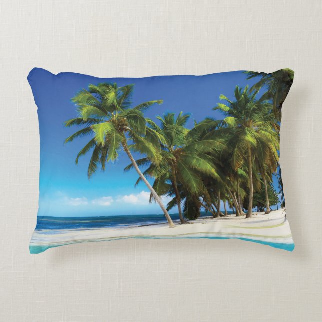 Coussins Décoratifs Exotic beach throw pillow (Devant)