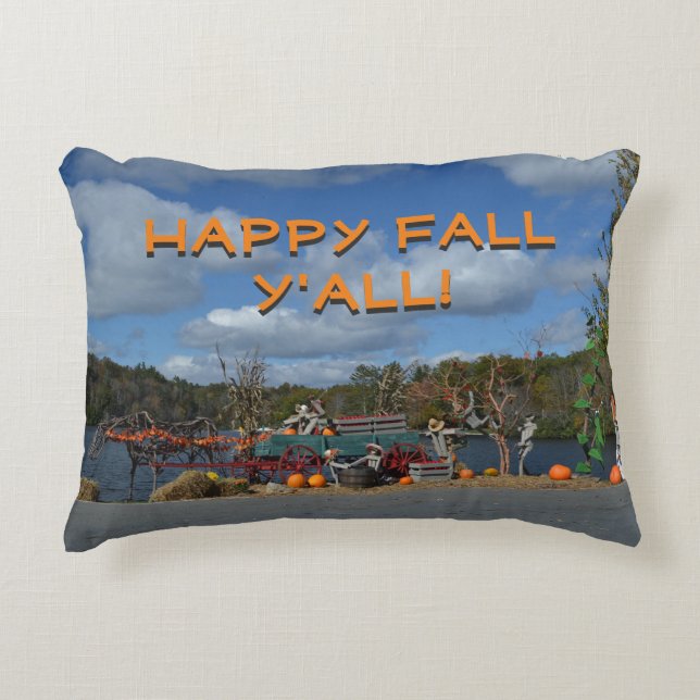 Coussins Décoratifs Exposition du Festival d'automne Y'all (Devant)