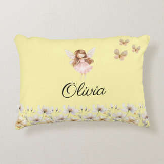 Coussins Décoratifs Fairy Cute Garden Enchanted Nom personnalisé Acce
