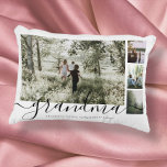 Coussins Décoratifs Famille de collage de photos et de textes personna<br><div class="desc">Faites une famille personnalisée coussin photo / accent photo de Ricaso - ajoutez vos propres photos et texte - photo collage cadeaux</div>