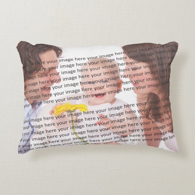 Coussins Décoratifs FAMILLE Photo ✨ Lovely Custom (Devant)