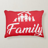 Coussins Décoratifs Family shirt (Shirt with family message) (Devant)
