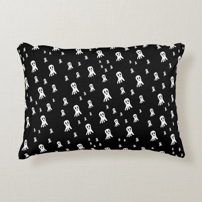 Coussins Décoratifs Fantômes sombres d'Halloween  (Devant)
