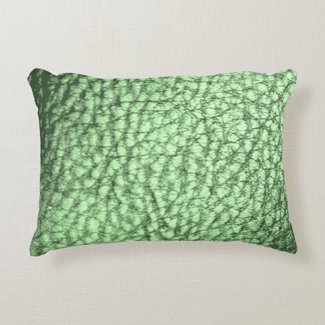 Coussins Décoratifs Faux Leather Mermaid Green (Devant)