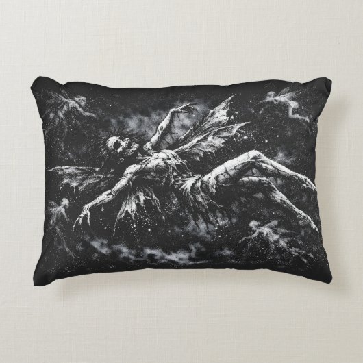 Coussins Décoratifs Fée Morte par BurnsInHell (Devant)