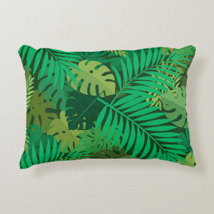 Coussins Décoratifs Feuillage luxuriant de la jungle tropicale