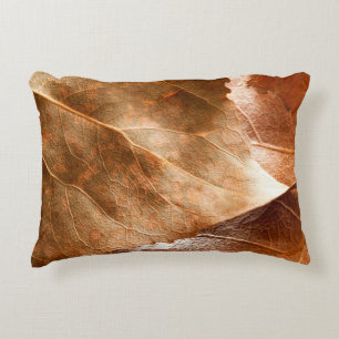 Coussins Décoratifs Feuilles d'automne closeupabstract, automne, arriè