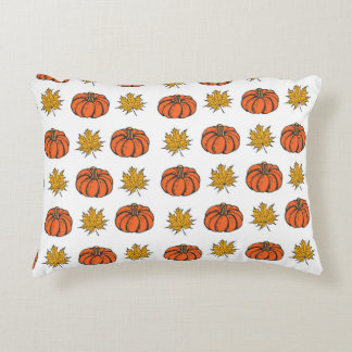 Coussins Décoratifs Feuilles d'automne : Motif Citrouille à main
