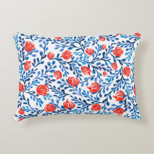 Coussins Décoratifs Feuilles floraux : Motif naturel sans transparence