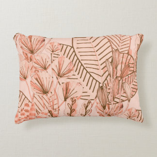 Coussins Décoratifs Feuilles tropicaux : Motif créatif à main.