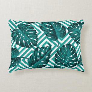 Coussins Décoratifs Feuilles tropicaux : Motif Floral sans joint.