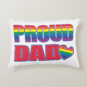 Coussins Décoratifs Fier papa - Gay pride