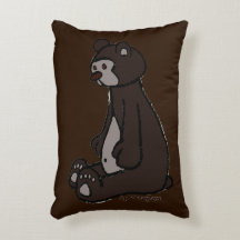 figdewdrop Bear Accent Pillow