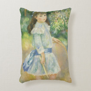Coussins Décoratifs Fille à la houppe par Pierre Renoir, Beaux-arts vi