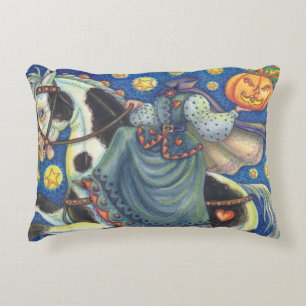 COUSSINS DÉCORATIFS FILLE DE SLEEPY HOLLOW, OREILLER ACCENTUÉ HALLOWEE