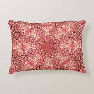 Coussins Décoratifs Fleur Abstraite Ethnique, Mandalas Sans Seamless.