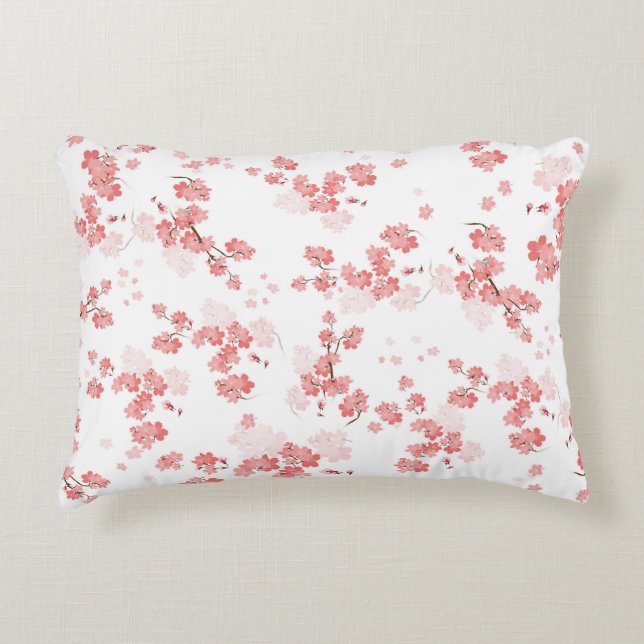 Coussins Décoratifs Fleur cerise 2 (Devant)