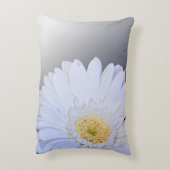 Coussins Décoratifs Fleur Gerbera blanche, personnalisable (Dos(Vertical))