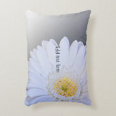 Coussins Décoratifs Fleur Gerbera blanche, personnalisable (Devant(Vertical))