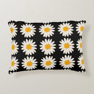 Coussins Décoratifs Fleur noir