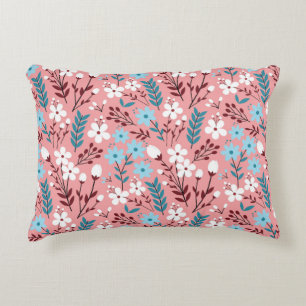 Coussins Décoratifs Fleur pastel coloré Motif sans couture avec rose