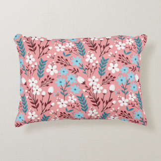 Coussins Décoratifs Fleur pastel coloré Motif sans couture avec rose 