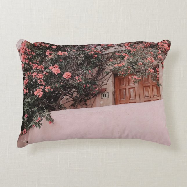 Coussins Décoratifs Fleur rose pétée (Devant)