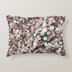 Coussins Décoratifs Fleurs artificielles colorées : arrière - plan vib