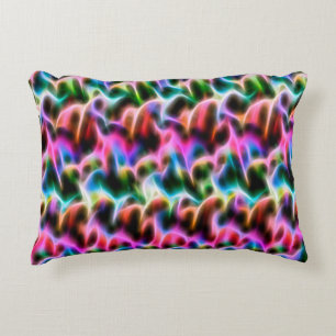 Coussins Décoratifs Fleurs dans la couleur pastel abstraite