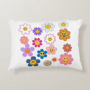 Coussins Décoratifs Fleurs de sourire