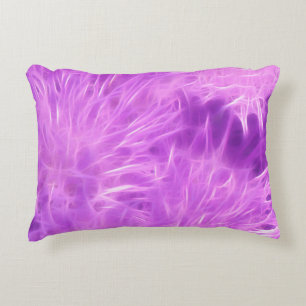 Coussins Décoratifs Fleurs de teintes violettes transformées