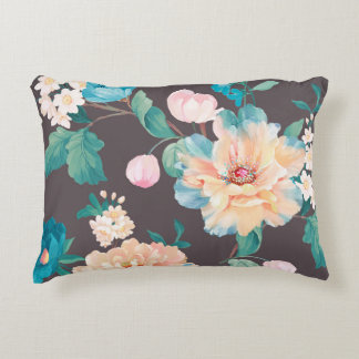 Coussins Décoratifs Fleurs et feuillages dessinés par ordinateur, déco