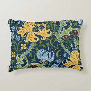 Coussins Décoratifs Fleurs florales : Vert foncé Vintage